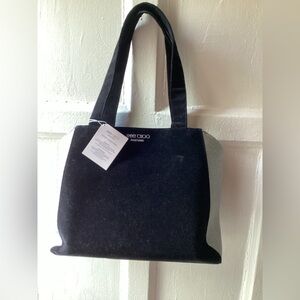 Jimmy Choo Parfums Elegant Black and Silver Tote